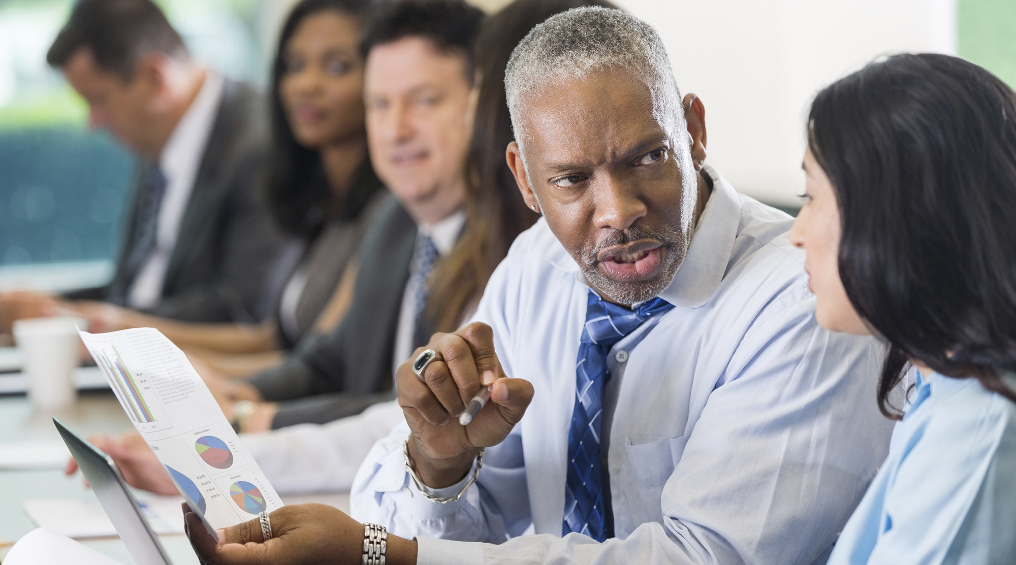 School board in discussion, K12 customer service