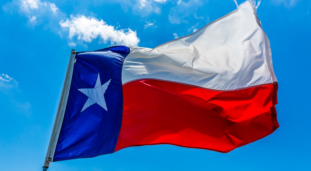 Hurricane Harvey Texas flag