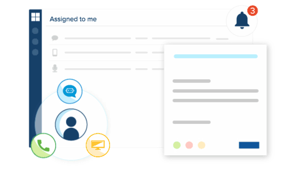 Let’s Talk Dashboard showing a unified inbox for multiple channels of communication