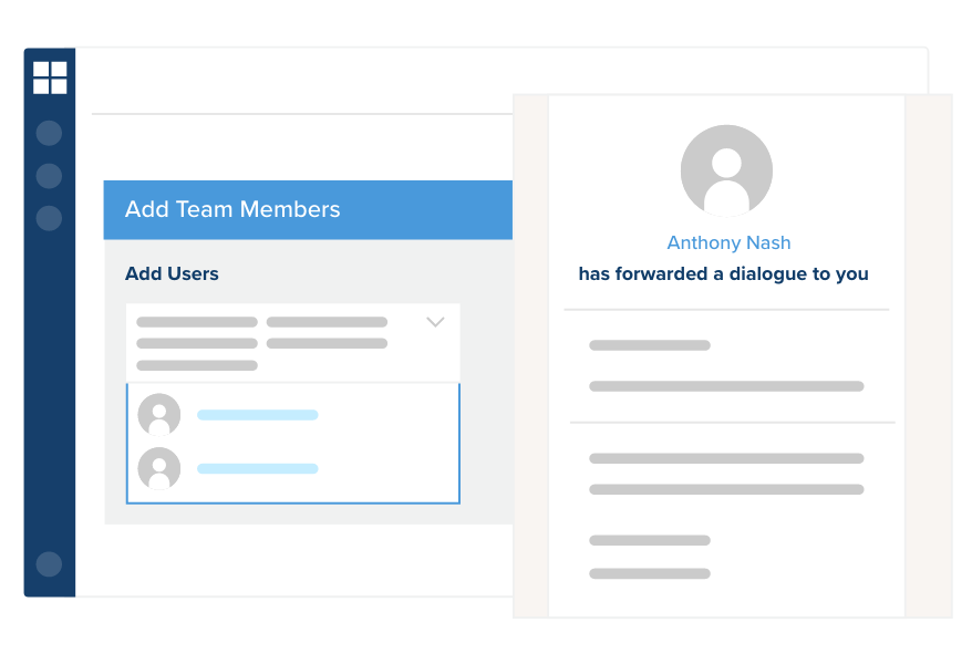 Internal Let's Talk dashboard