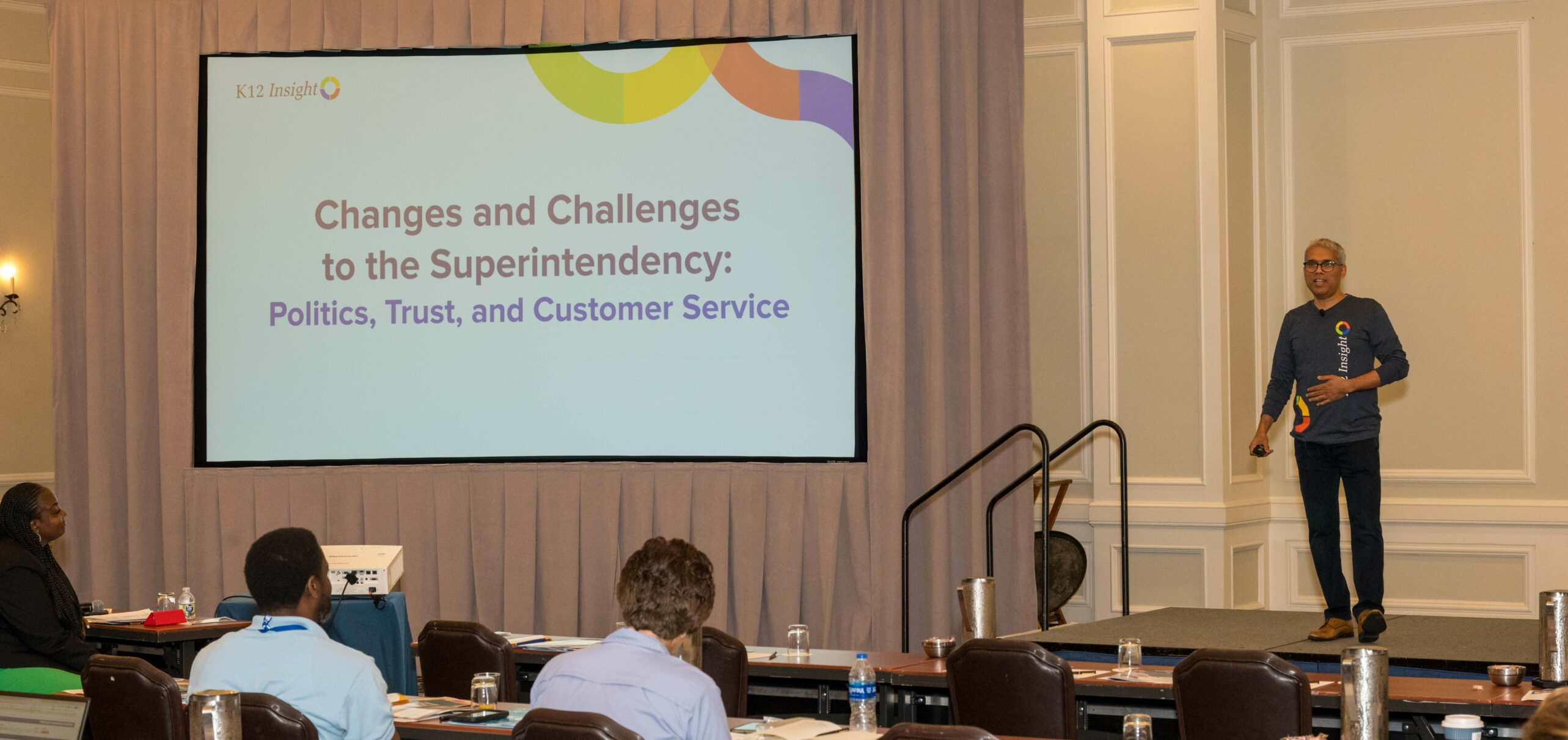 K12 Insight presenting during USAA 2023.