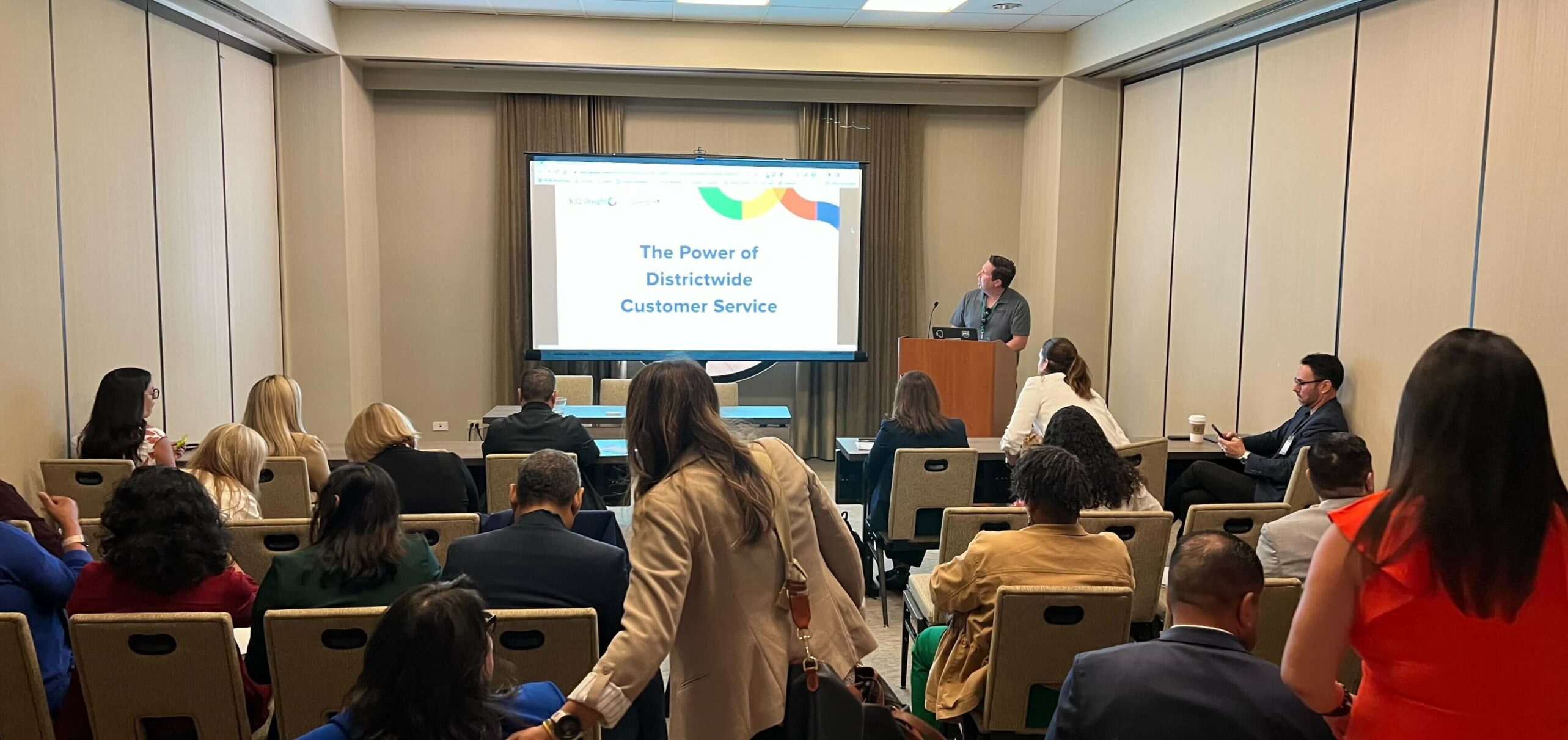Patrick Gannon presenting at CALSA