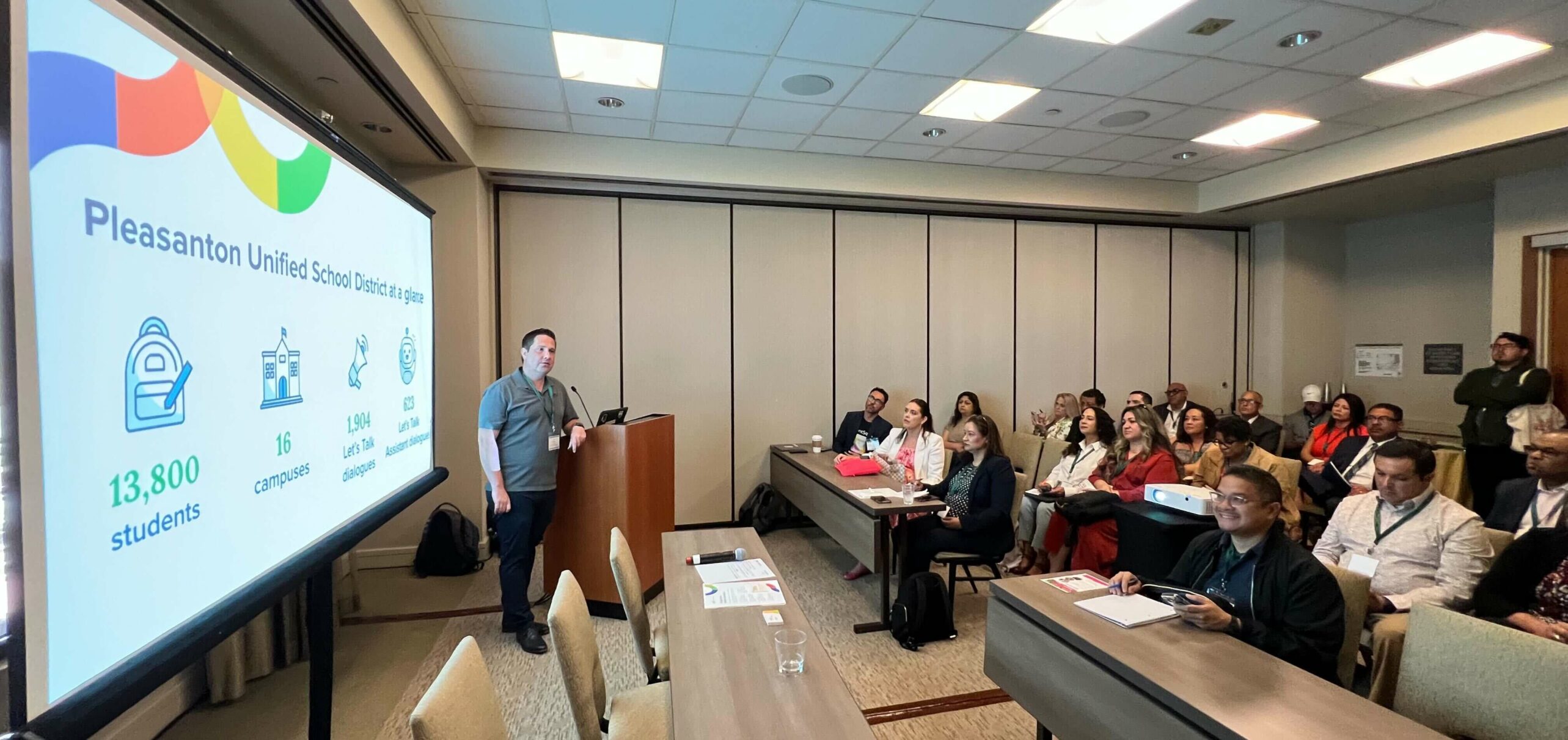 Patrick Gannon presenting at CALSA