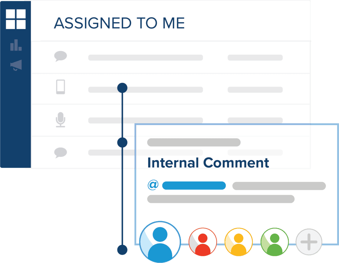 Internal Let's Talk dashboard display