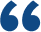 Blue Inverted Commas