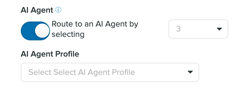 Button to turn on AI phone agent