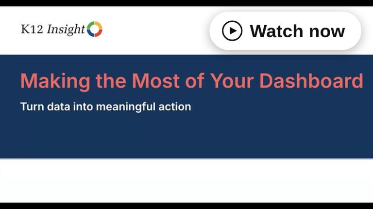 Making the Most of Your Dashboard